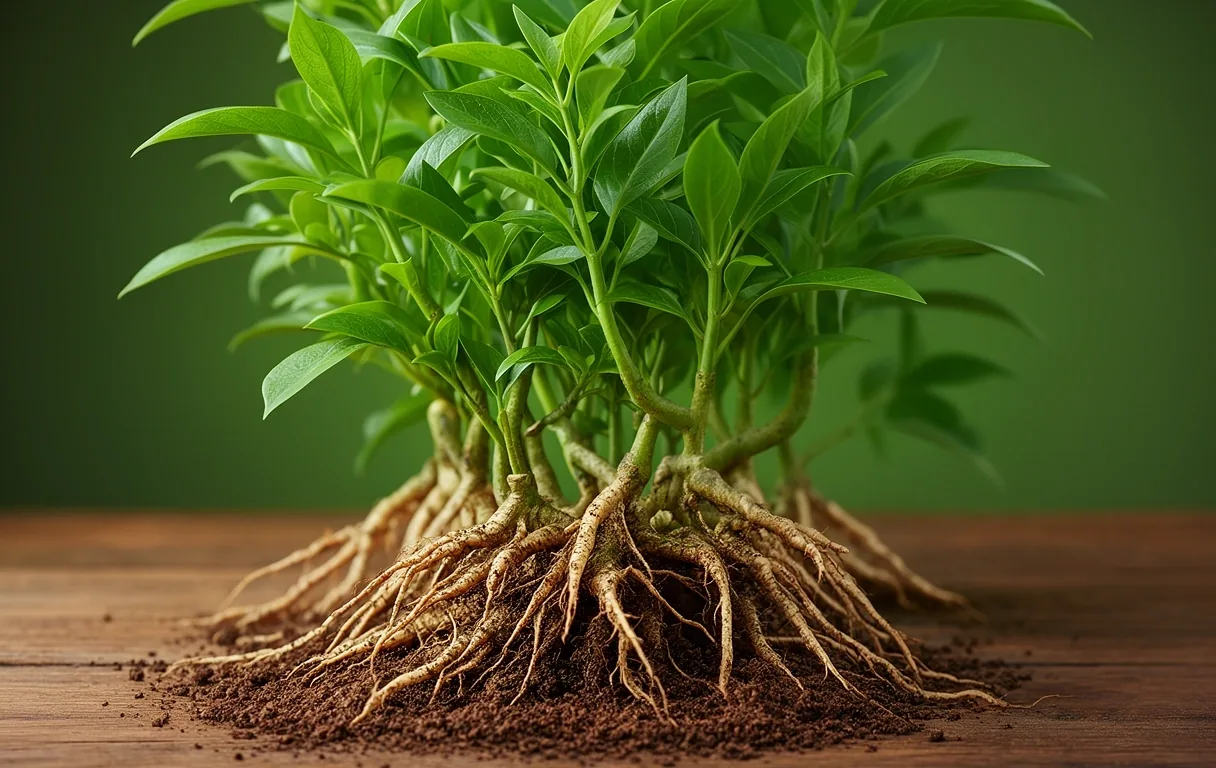Estructura vegetal orgánica
